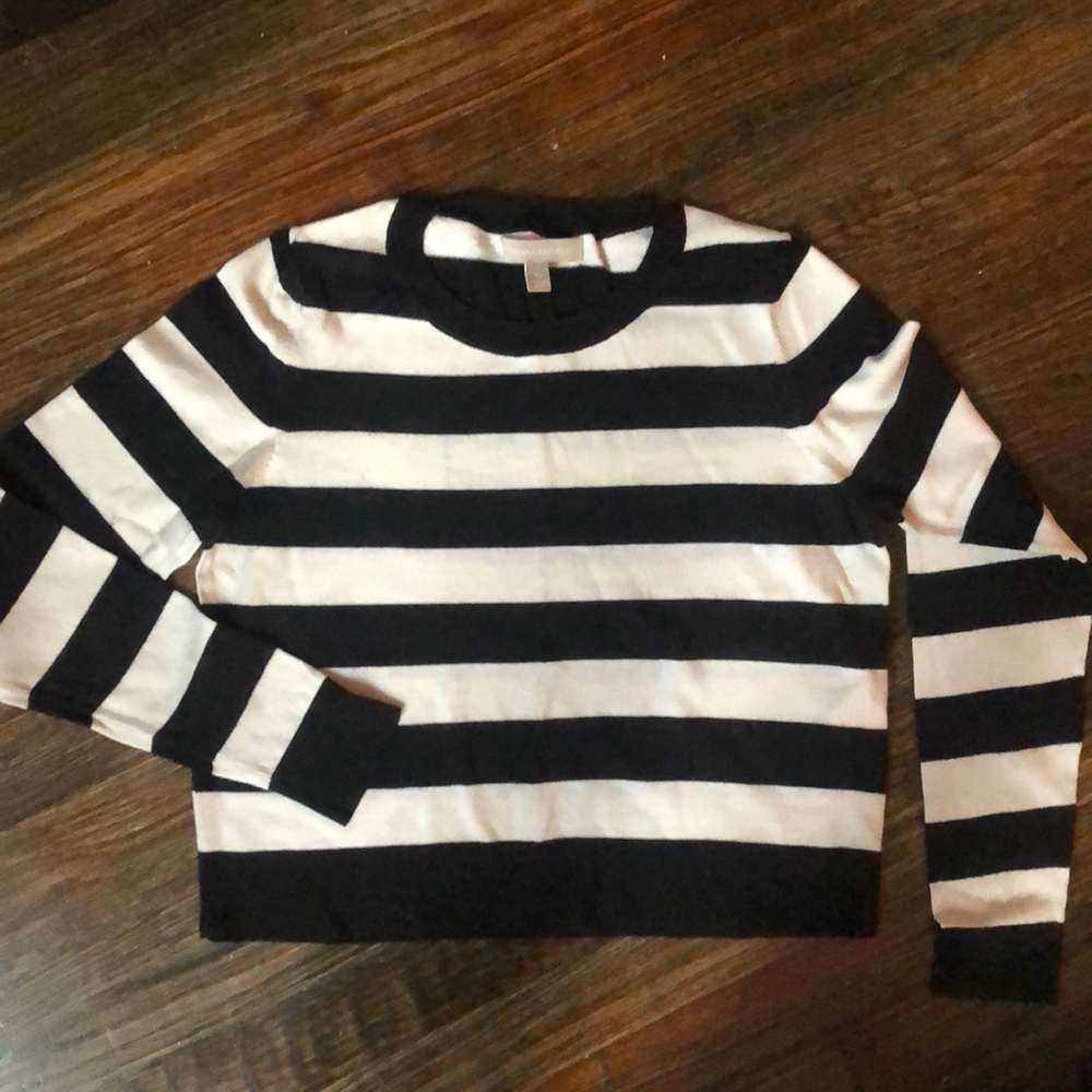 Banana Republic Black & White striped sweater